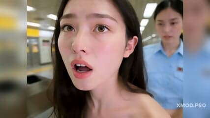 Asian Cumslut Sucks A Big Futa Cock - Realistic AI Futanari Porn Video