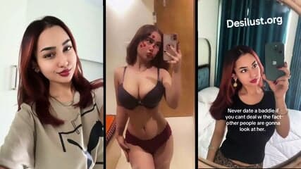 Horny Sexy Girl Ayzah Fully Nude Pressing Her Big Boobs Showing Ass Masturbating
