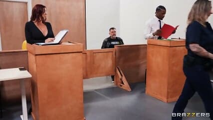 Damion Dayski And Alexis Fawx Take The Stand For A Wild BBC Anal Courtroom Drama