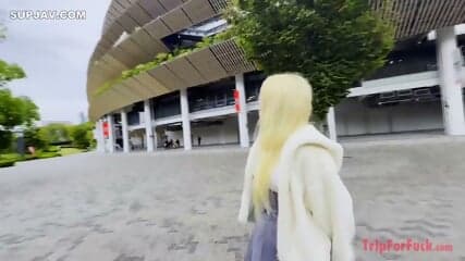 AMWF Big Bouncy Boobs Blonde
